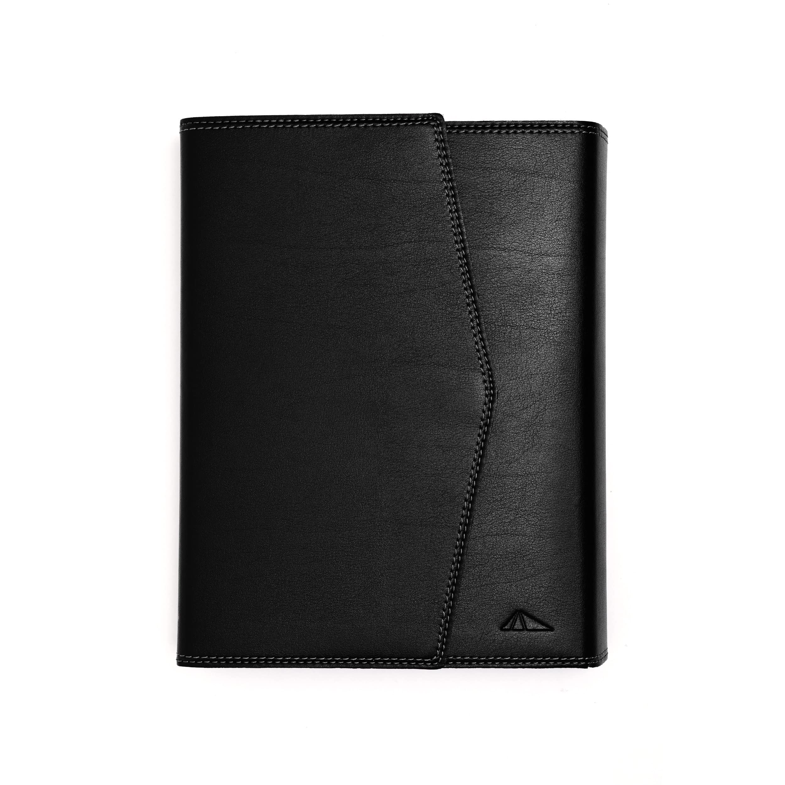 

Обложка для планировщика Belle & Sofa, размер Библии, Ежемесячный/Еженедельный переплет, Мини-система планировщика на 6 колец, Держатель для ручки, Веганская кожа, Сделано в Японии, BIBLE 2026, Черный