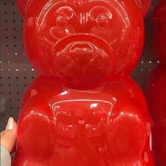 Recipient Ursuleți Gumati Plastic Transparent Formă Urs Matriță Bomboane Multifuncțional Ziua Îndrăgostiților Ciocolată Dulciuri Cutie de Depozitare