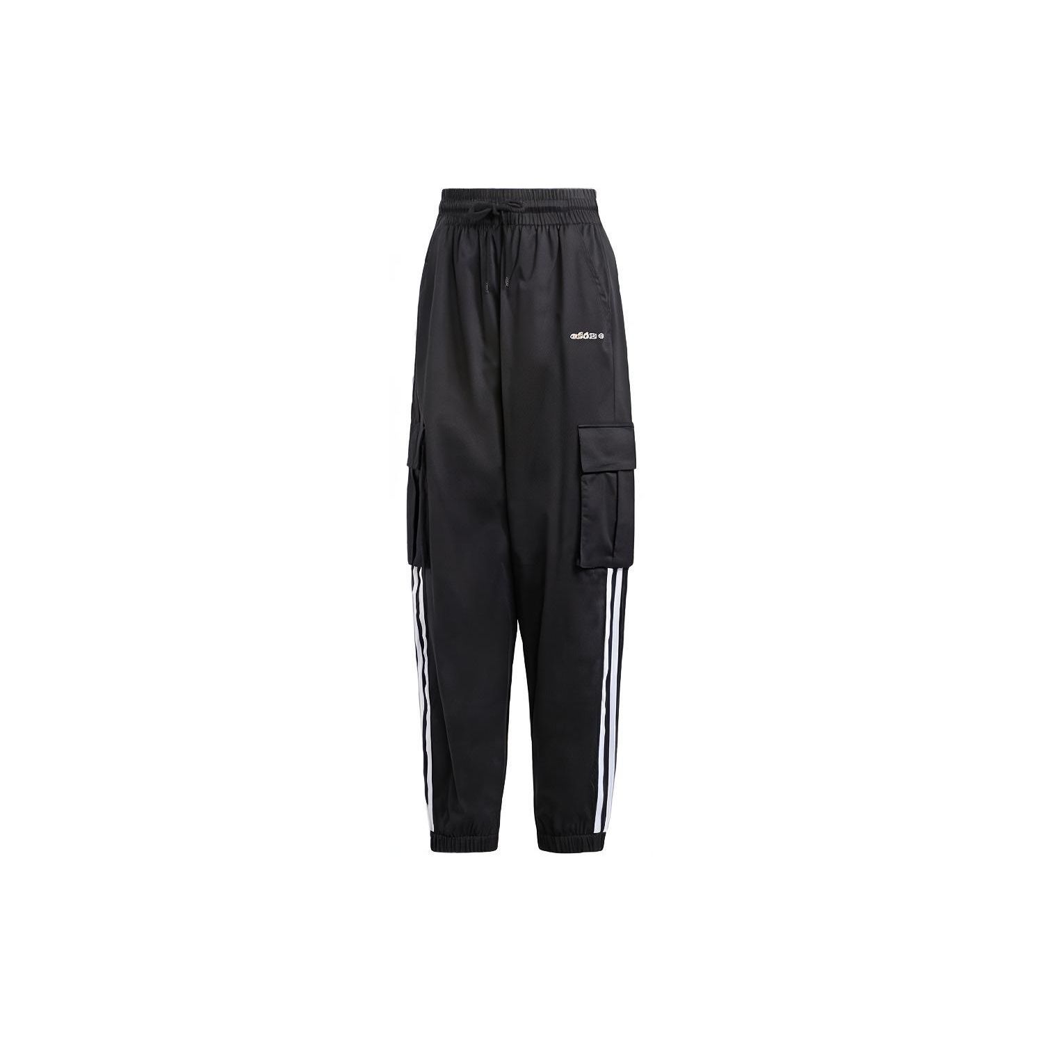 adidas Originals Women s Black Loose Cargo Casual Pants IR9796 XL