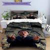 3Pcs Money Power Success Symbolism Bedding Set Soft Fabric Duvet Cover Pillowcases Home Christmas Xmas Halloween Gift 1 Duvet Cover 2 Pillowcase N1487
