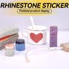 Self Adhesive Rhinestone Sticker Tape DIY Decoration 12x20cm Diamond Sticker For Arts Crafts DIY Car Phone Clothes Decoration