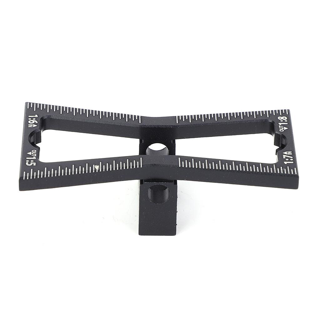 

Алюминиевый разметочный инструмент для ласточкиного хвоста, маркер, разметочный калибр, инструмент-гид для деревообработки