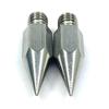 1pcs Stainless Steel Mini Prismatic Pole GPS Pole Tip M10 M8 Point Replacement For Prismatic Rod With 1/4" Female Thread