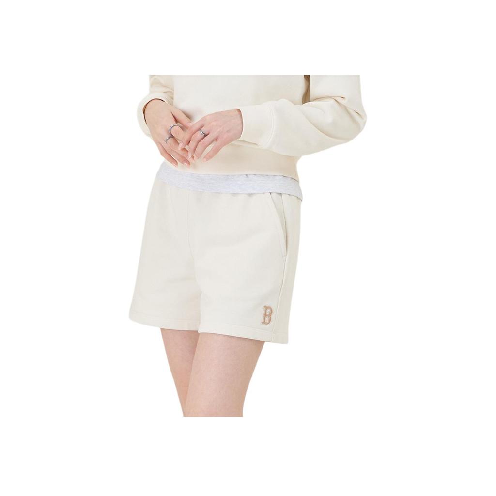 New MLB Casual Shorts Women's Dark Cream 3FSPB0143-43CRD