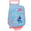 Sac À Dos À Roulettes Maternelle Stitch 'Happy' 34 CM Trolley Haut De Gamme