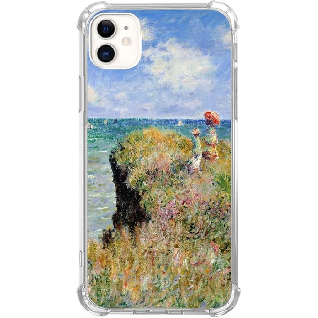 Trippy Psychedelic Flowers Phone Case for iPhone 11, Indie Hippie Colorful Eyes Flower Cover for Teens Women Men, Soft TPU Shockproof Case for iPhone