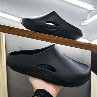 Fashion Fashion Men Slippers Oil Proof Waterproof Chef Shoes Casual Comfortbale EVA Slippers Summer Outdoor Non-slip Beach Fishing Shoes