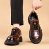 FashionItalian Mens Casual Business Shoes Luxury Genuine Leather 2024 Autumn Designer New Elegant Dress Social Oxfords Shoes Man