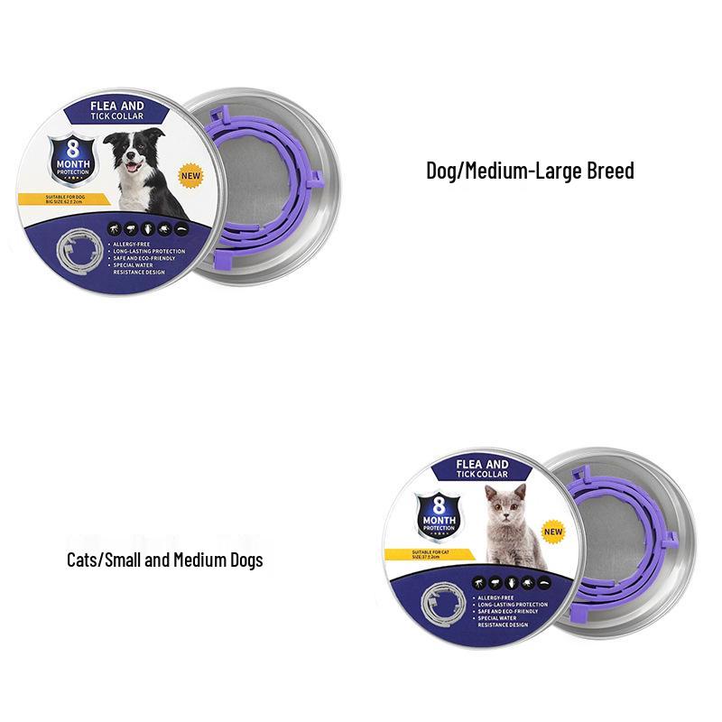 Verstellbares nicht-repellierendes Haustierhalsband für Hunde und Katzen