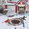Automatic Solar Bird Bath De-Icer with Constant Temperature Heating for Outdoor Winter Use