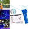 Colorful Led Zipstring Toy Plastic Handheld Adjustable Speed Looplasso Rope Launcher