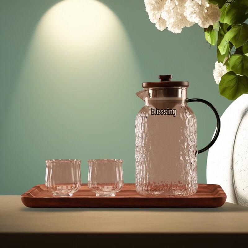 Glass Cold Water Pitcher Set