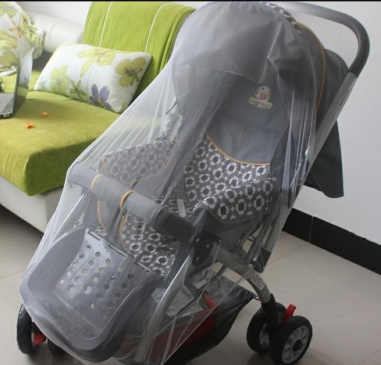 Pushchair Cart Insect Shield Net Mesh Baby Stroller Mosquito Net Safe Infants Protection Mesh Cover Baby Stroller Accessories