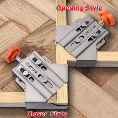 Right Angle Clamps, 90 Degree Positioning Squares Heavy Duty Woodworking Corner Clamp DIY Tool for Picture Frames Cabinets