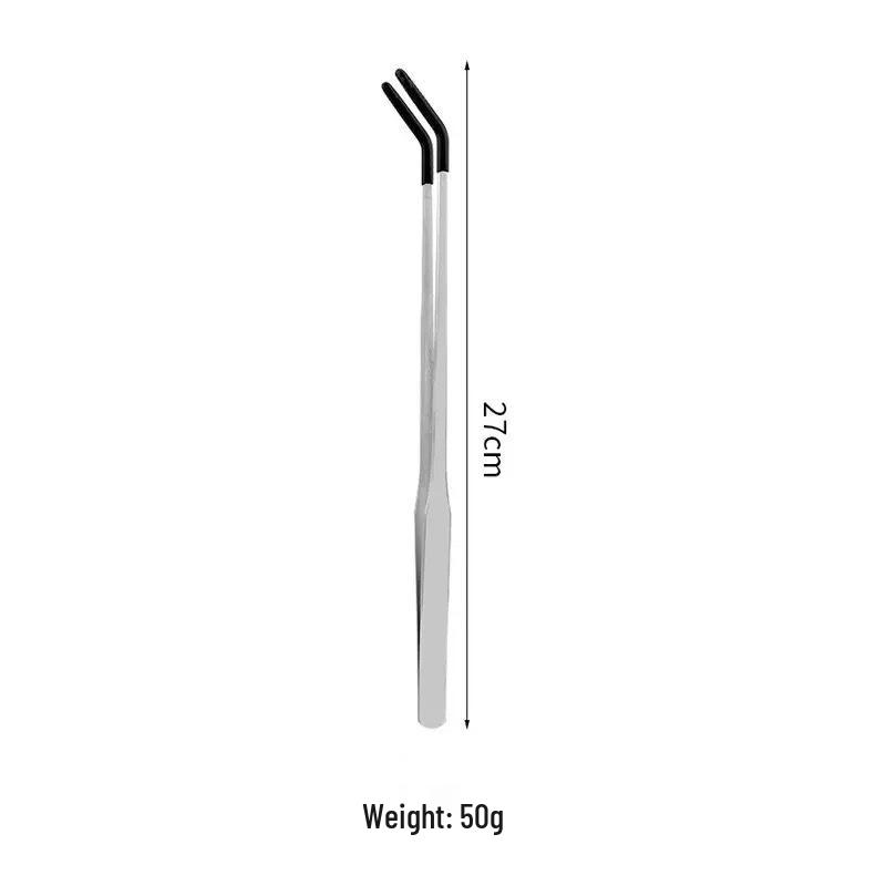 Popular Stainless Steel Tweezers with Silicone Tips for Reptile Feeding and Aquatic Plant Care