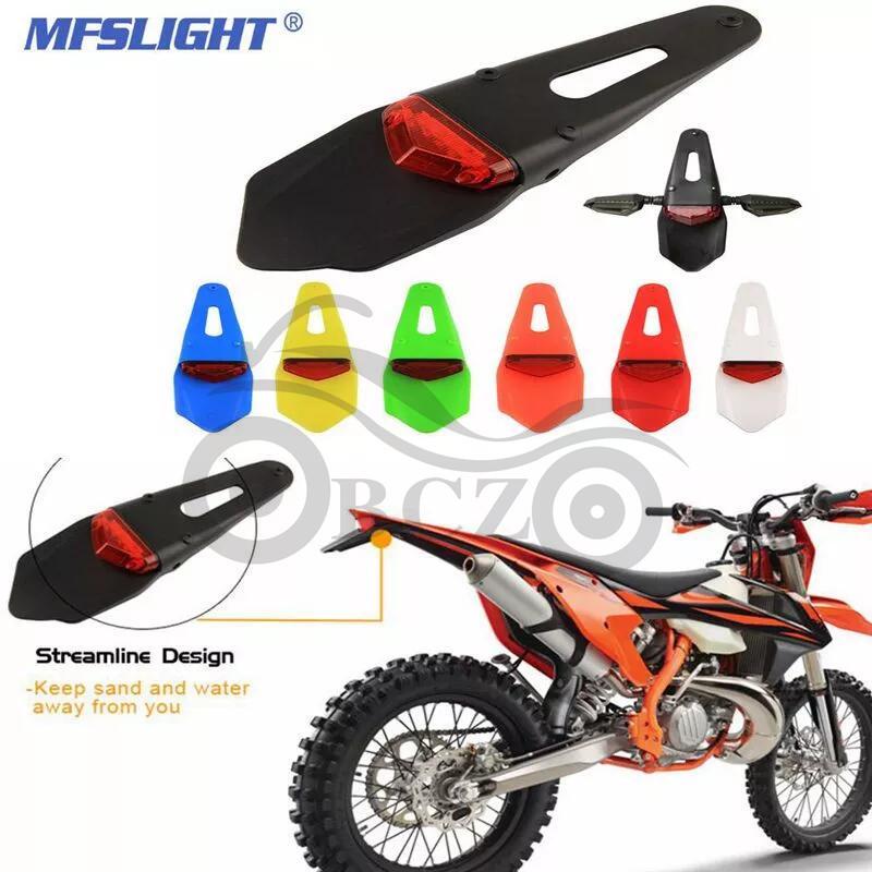 Motorcycle Taillight & Fender Brake Light with License Plate Light