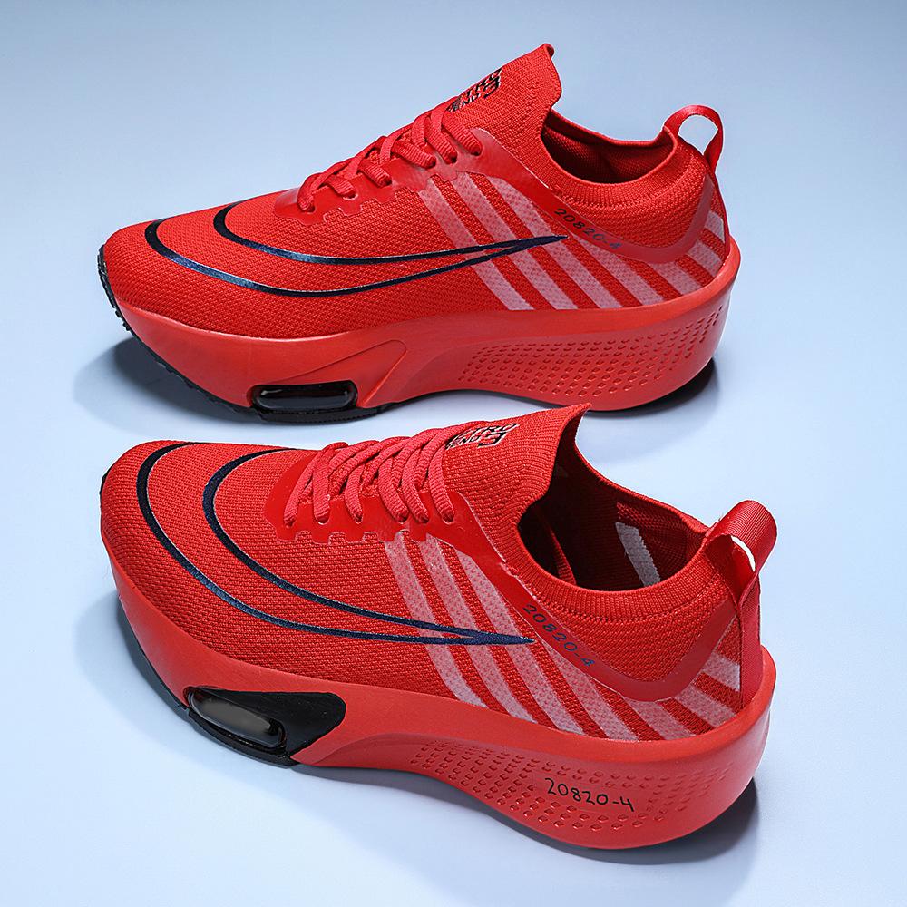 Tenisky Nové párové ležérní boty Módní všestranné boty se silnou podrážkou a měkkou podrážkou, prodyšné a lehké běžecké boty se vzduchovým polštářem