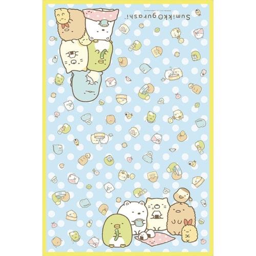 Asahi Koyo Sumikko Gurashi Picnic Sheet for One Person, 90cm Long X 60cm Wide, Easy To Fold Even for Children, Fits In a Backpack