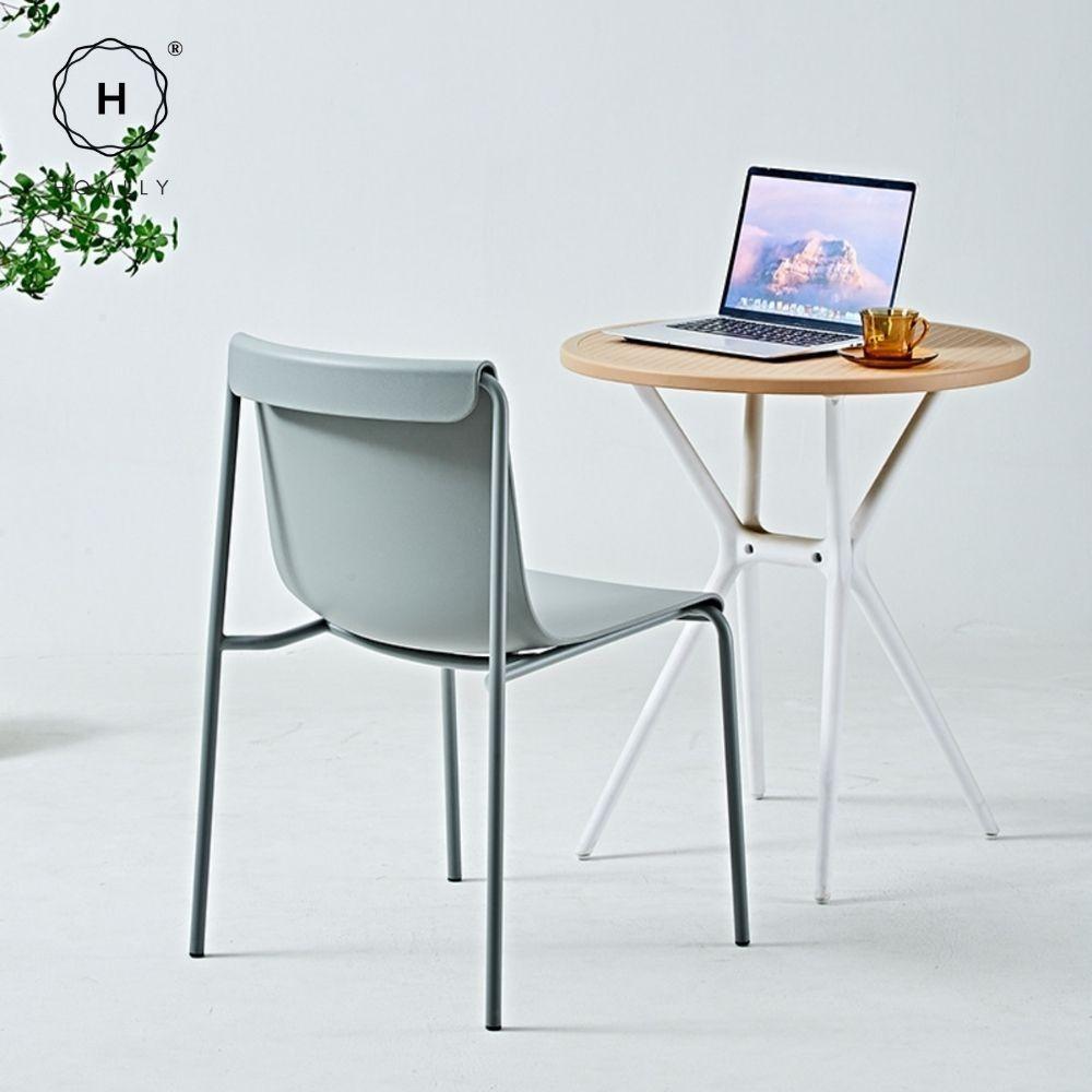 Homlly Lema Outdoor Stackable Chair (2PCS SET)