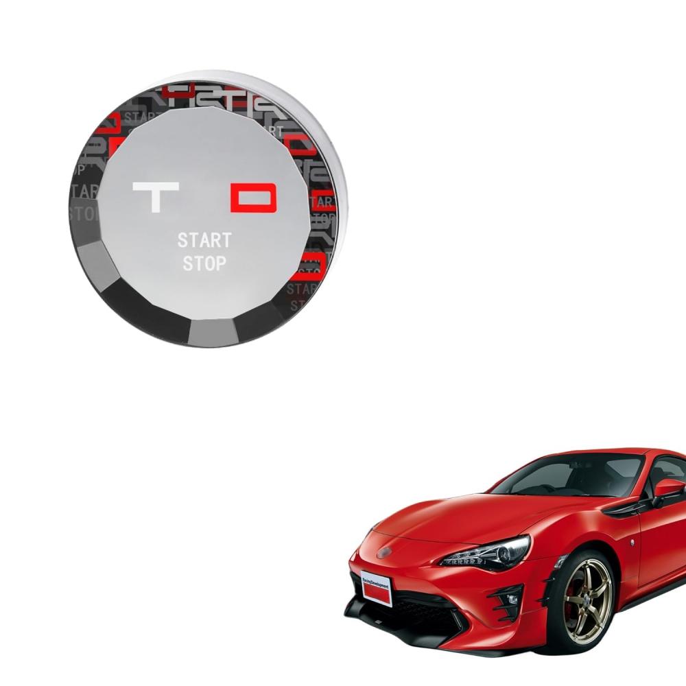 Lumiman Trd Кристальная крышка кнопки запуска двигателя с кнопкой Push Start Накладка на кнопку Start