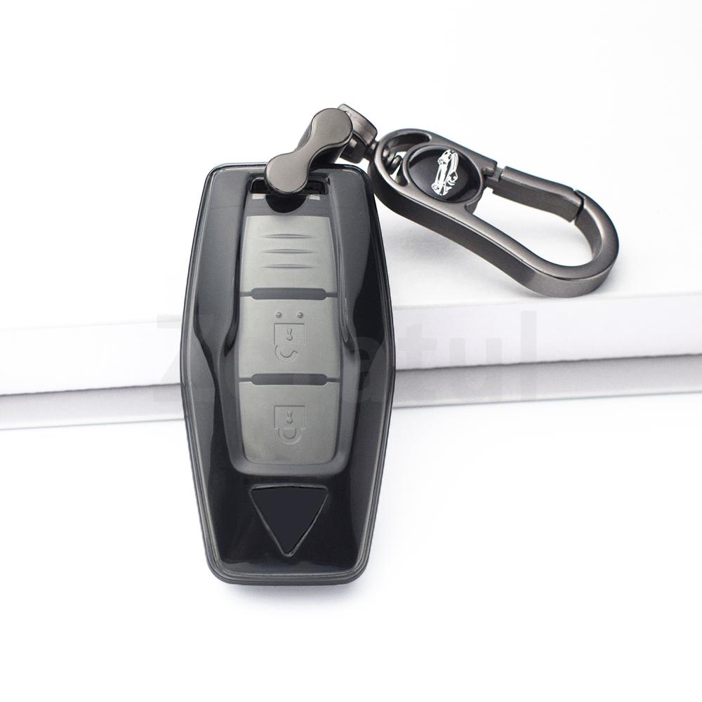 Transparent Tpu Car Key Case Cover For Mitsubishi Outlander Control Remote Auto Shell Fob Holder Bag Protector