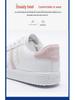 2022 Spring & Autumn Women's White Leather Shell Toe Sneakers - Casual All-Match Flats