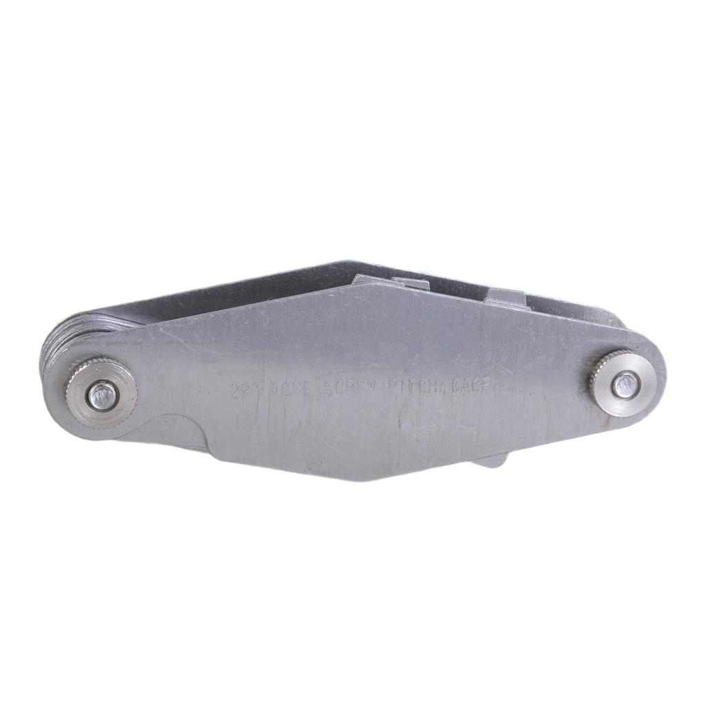 Wide Application Thread Gauge 29 Degree Screw Gauge Screw Measuring Tool Stainless Steel T Thread Gauge