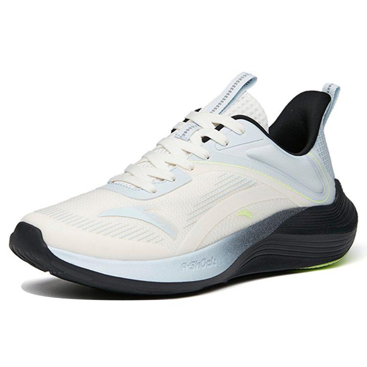 Anta DuCi1 Comfortable Slip Resistant, Abrasion Resistant, Breathable Low top Running Shoes Men's White Blue 912325581-4