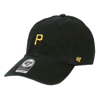 '47 CLEAN UP Base Runner Pittsburgh Pirates Kappe Schwarz Einheitsgröße (55-61 cm)