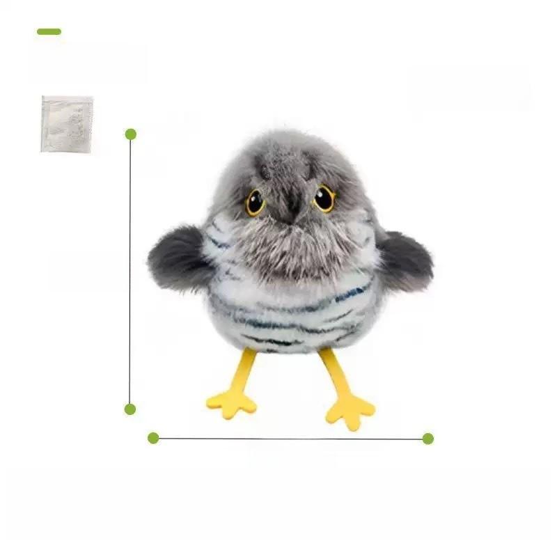 Vibration Sensitive Plush Pet Toy With Sound For Cats And Small Pets Style A