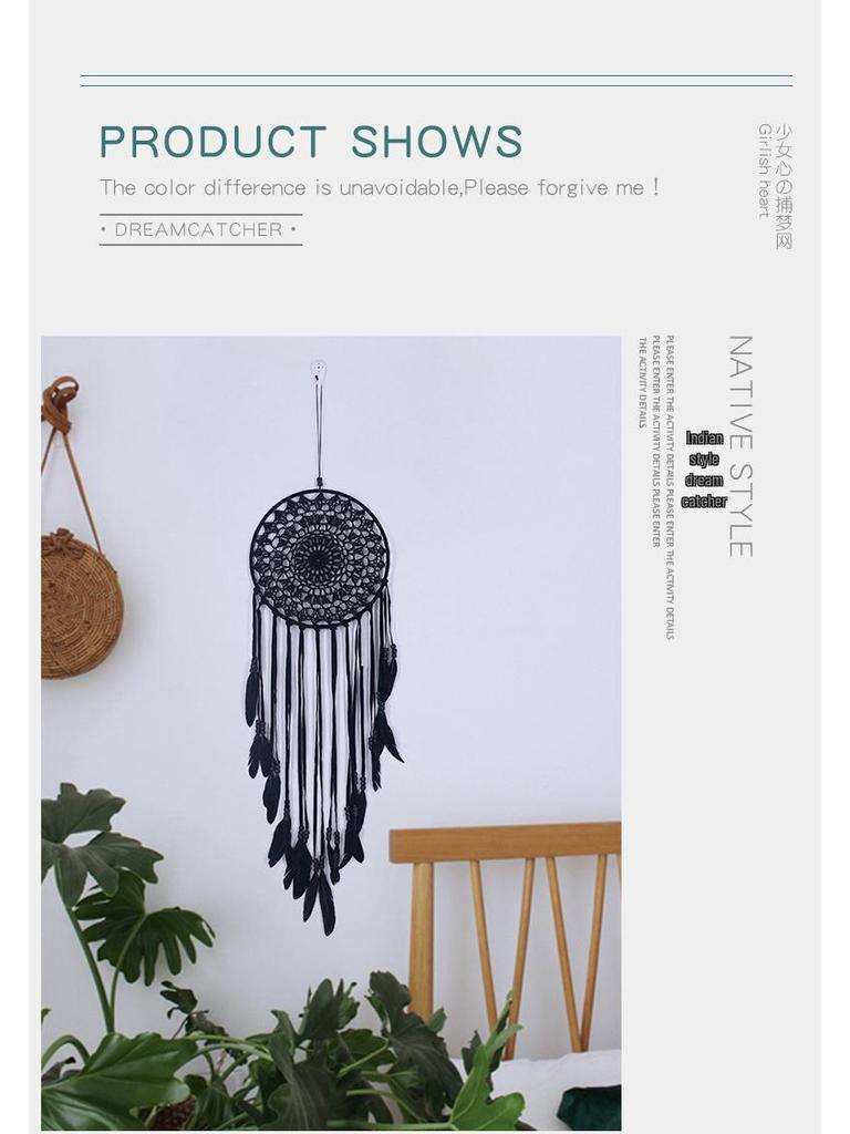 Nordic Pure White Knife Dream Catcher Wall Hanging Decor Ornament