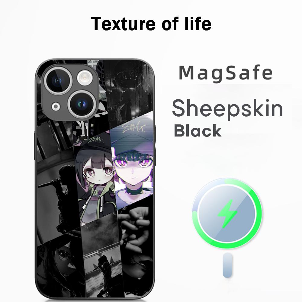Zutomayo Japan Singer Poster Pattern Phone Case For iPhone 17 16 15 14 13 12 Plus Pro Max High-end Luxury Magsafe Sheepskin