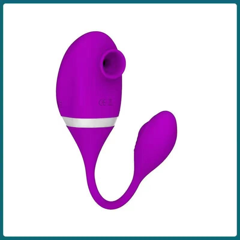 Sucking Licking Vibrator G-Spot Double Stimulation Erotic Toys for Women Love Egg Tongue Nipple Clitoris Massager Adult Product