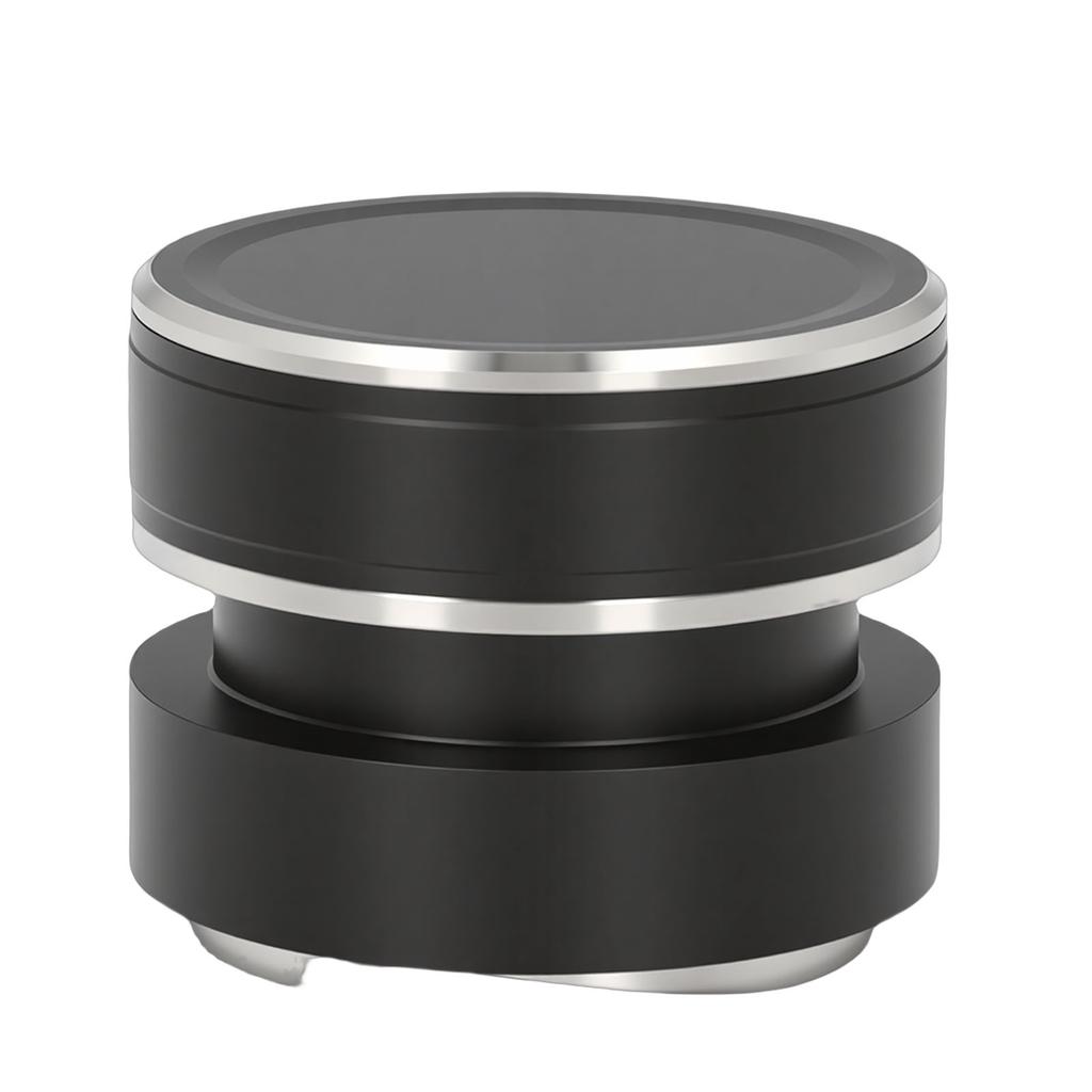 51mm Coffee Distributor Tamper Gravity Distribution Tool Coffee Leveler with 3 Slope Stainless Steel Base Black