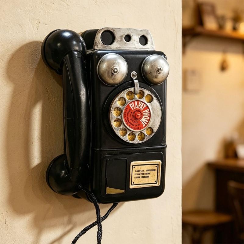Wall Phone Model Decors Iron Wall