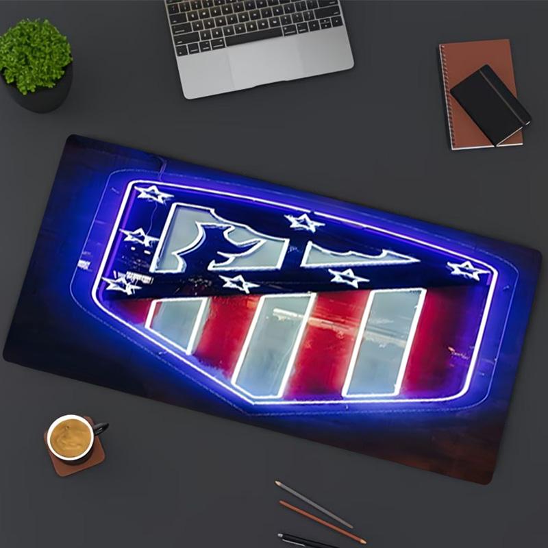 Atletico Madrid Print Mouse Pad, for Keyboard Pad Laptop PC Mat for Office Home Use, Desk Decor, Perfect Birthday Gift for Gamers
