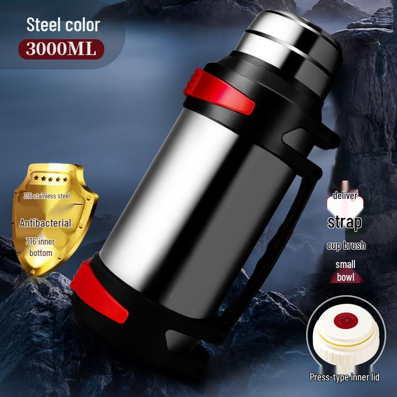 Large Capacity Stainless Steel Travel Thermos Cup for Outdoor and Car Use