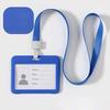 Double-Sided Transparent Employee Work Card Holder Employee  Plastic ID Card