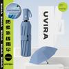 Fully Automatic Umbrella for Women, Dual-Use for Sun and Rain, Reinforced and Enlarged, Foldable, Wind-Resistant, Men's Black-Coated Sun Protection