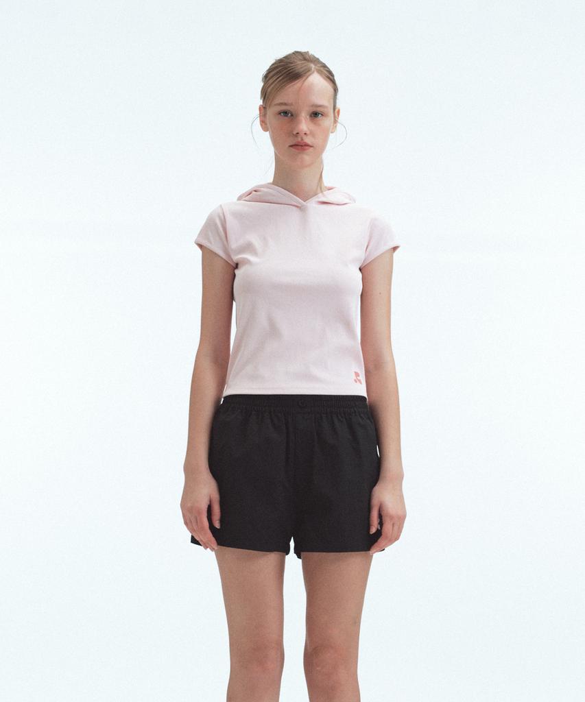 REST&RECREATION Cap Sleeve Hoodie - Pink