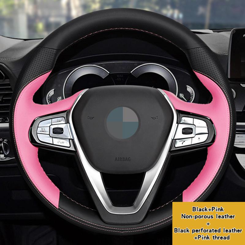 Custom Car Steering Wheel Braid Cover 100% Fit For BMW G20 G21 F40 F44 G22 G23 G26 G30 G31 G32 G11 G12 X3 X4 Car Accessories