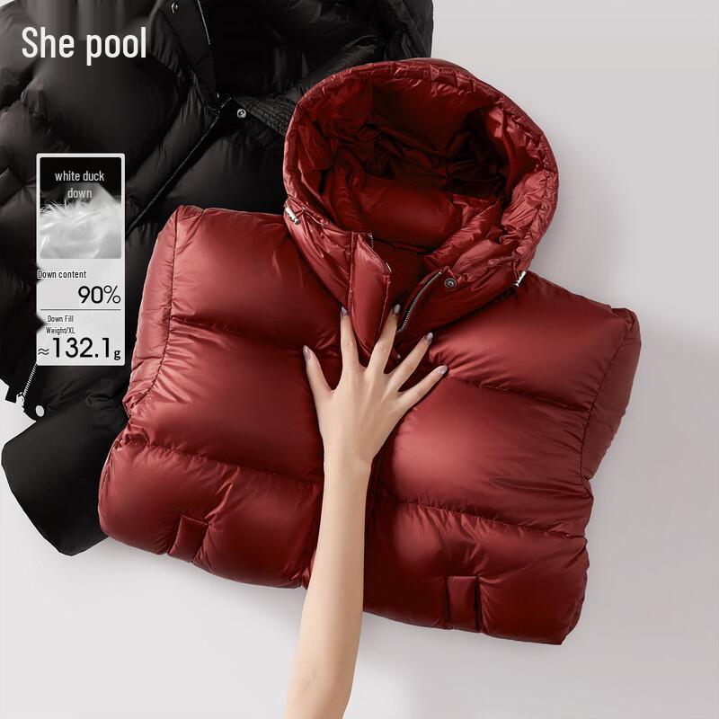 

Ta Chi Women s 90% Down Hooded Puffer Jacket L