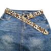 Unisex Belt for Women Men 2000s Leopard Belt for Jeans Shorts Eye Catching Waist Decors Pants Belt Fashion Waist Ornaments