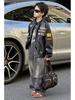 Herbst 2025 Trendige Jungen-Jacke aus besticktem PU-Leder - Retro-Stil-Unisex-Oberbekleidung