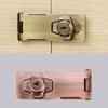 Office Zinc Alloy Cupboard Punch-free Door Lock Keyed Hasp Lock Drawer Cabinet