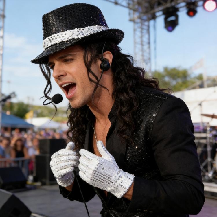 Tanzstern Kostüm 80er 90er Beliebte Bühnenoutfits Rockstars Kostüm Hosenträger Fliege Handschuhe Perückenkappe Halloween Kostüme