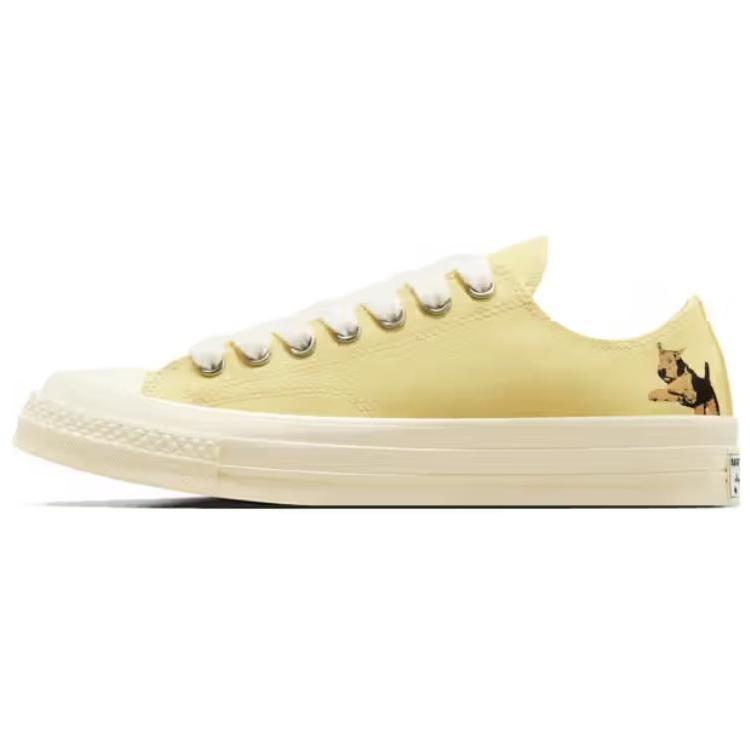 GOLF le FLEUR* x Converse Chuck 70 Soft and Comfortable Non-slip Durable Low-top Skate Shoes Unisex Yellow