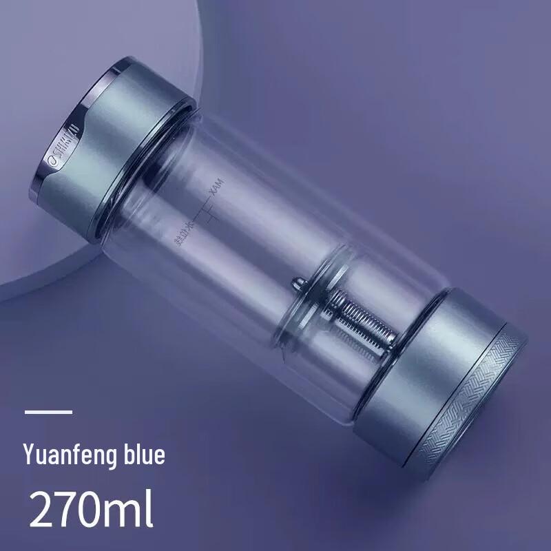 Portable Tea Infuser Mug - Double-Layer Ceramic & Stainless Steel