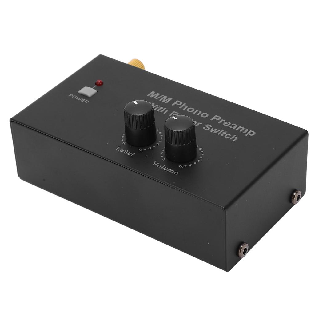 Phono Preamp RCA L R Input Output Level Turntable Volume Control   PP500