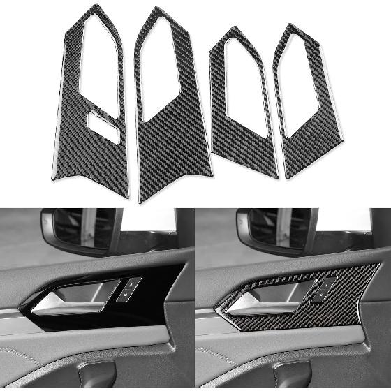 Durable Carbon Fiber Compatible with Volkswagen VW Jetta A7 2019-2025 2020 2021 2022 2023 2024 Accessories Car Gear Shift Control Anti-Scratch Panel